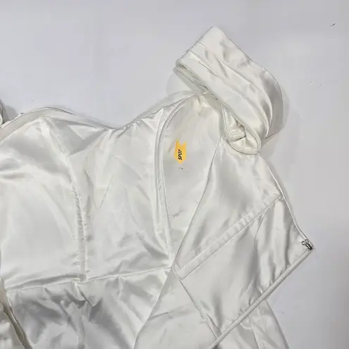 MORE TO COME Bella Off Shoulder Dress in White Size XS