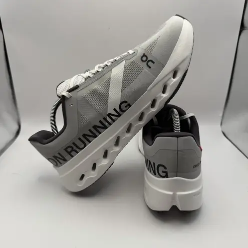 New On Cloudsurfer Next Glacier White Womens Size 11 3WE30050070 Running Shoes Gray