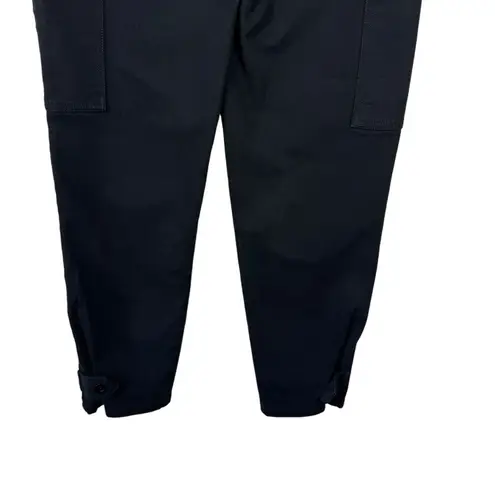 Wilfred Free Aritzia High Rise Black Utility Cargo Pants Straight Leg Snaps 00