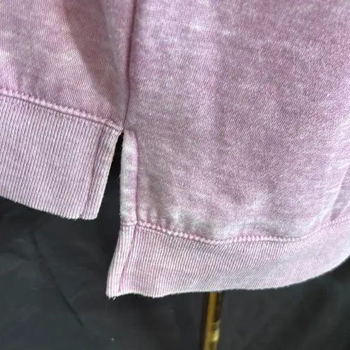 White and Purple Oversized Long Sleeve Sweatshirt Size M