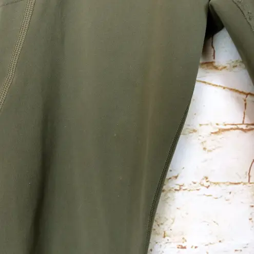 Lorna Jane Lorna Jean Swift Booty Support Ankle Biter Tight Leggings Womens S Olive Green