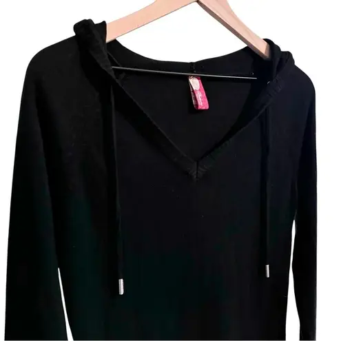 Apple Bottoms Women’s Y2K Vintage black snowflake hooded sweater dress size lg