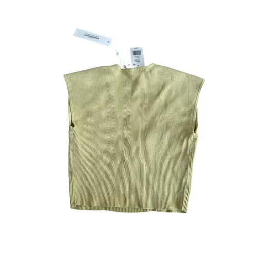 JONATHAN SIMKHAI Chamomile Ribbed Sweetheart Tank Top Size Medium NEW NWT