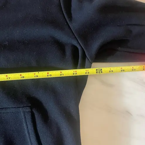 Grace Karin Black Hoodie Jacket Zip Front Long Sleeve Casual Lightweight Size L