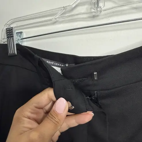 Rene Lezard Latrice Wool Blend Pants In Black Size 8 (38)