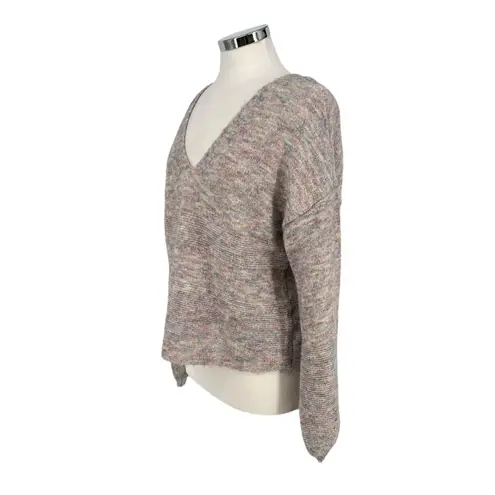 Gentle Fawn V-Neck Sweater Pink Blue Multicolor Size Small