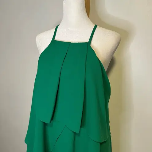 Adelyn Rae green halter mini cocktail dress size M