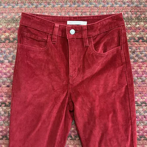 Levi's NEW  725 HIGH RISE BOOT CUT RUSTY RED BROWN JEANS SYRAH - Image 2