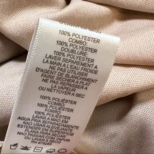 Alex Evenings Size 6 Long & Fit & Flare Dress Godet Detail w/all over Embroidery