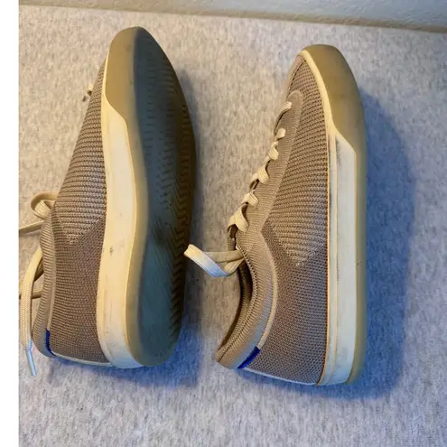 Rothy's The Lace Up Sneaker in Grey Size 6 Gray