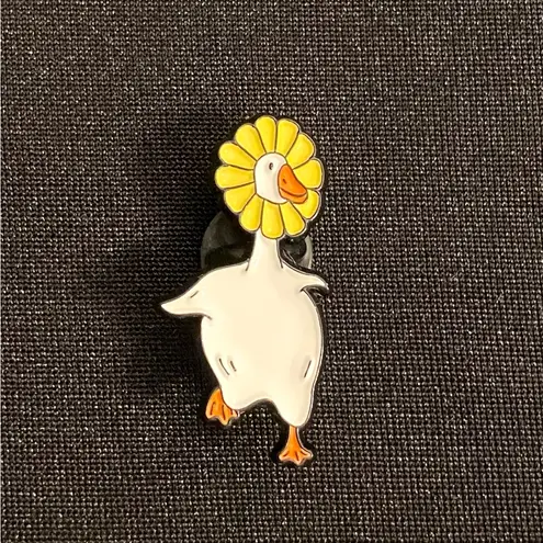 Silly goose alert! Enamel pin or magnet Yellow