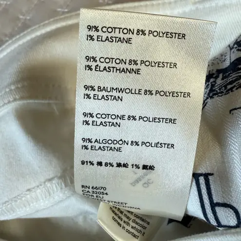 Pilcro and the Letterpress Pilcro and the letterpress boyfriend white jeans high rise double button sz 29 - Image 12