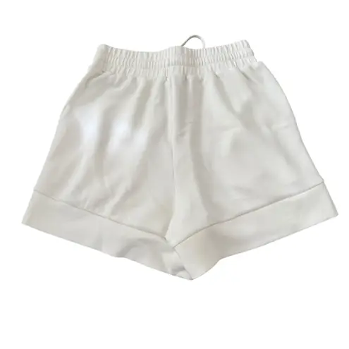 Varley DoubleSoft Cream Shorts Lounge Drawstring Casual Womens Small