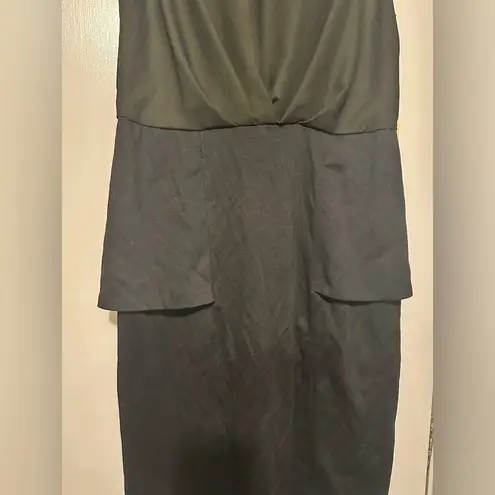 Gibson Latimer NWT  Sleeveless Peplum Sheath Dress Womens Black Size 10