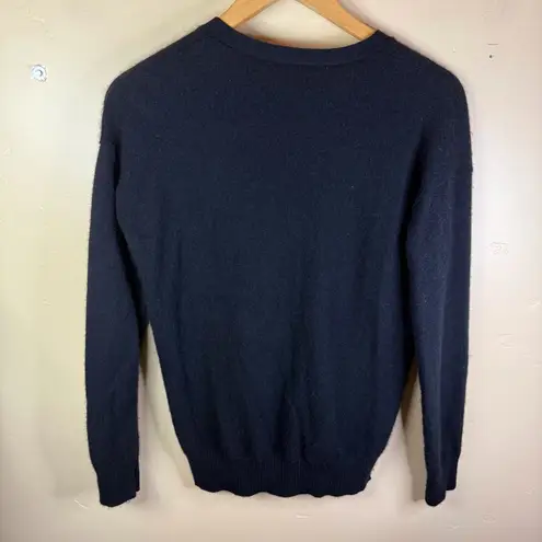 J. McLaughlin Womens 100% Cashmere Black Button Down Cardigan Size XS Career Work