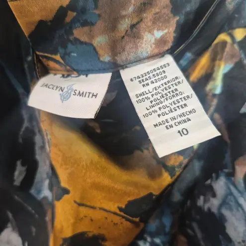 Jaclyn Smith Jacquard Print Midi Skirt Y2K Size 10