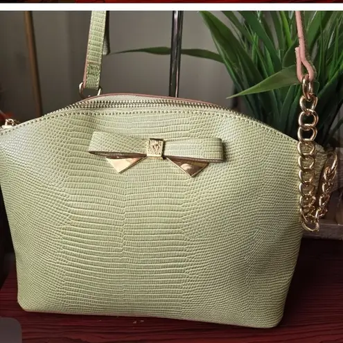 Anne Klein  milky green cross body bag