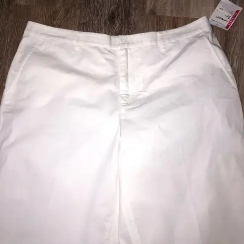 ATM Anthony Thomas Melillo White Cotton Poplin Cropped Trouser Pants Size 8 NWT