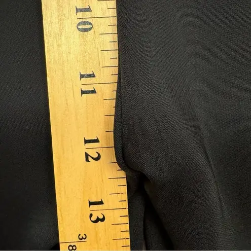 Lanvin Black Straight Leg Ankle Dress Pants Slacks 8 Trousers Academia Career