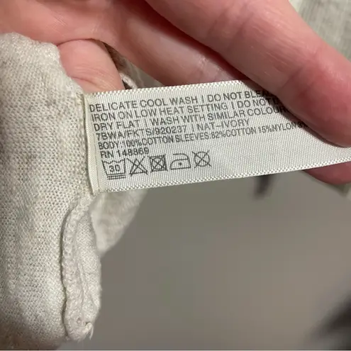 Fat Face Sweater United Kingdom Pullover Size 12 White