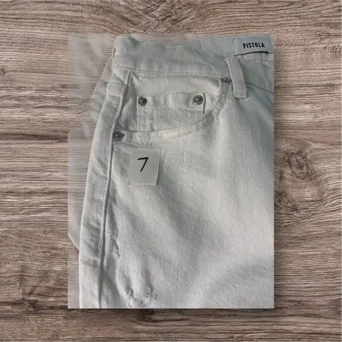 Pistola NWOT Women's White Jennifer Skinny Lightly Distressed Ankle Jean Size 26