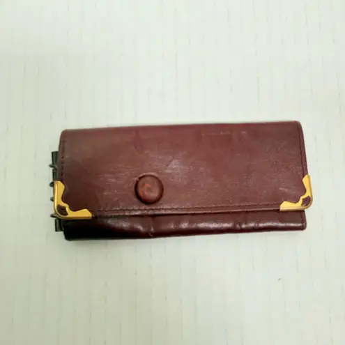 Cartier Paris Vintage Burgundy Leather 6-Hook Key Holder