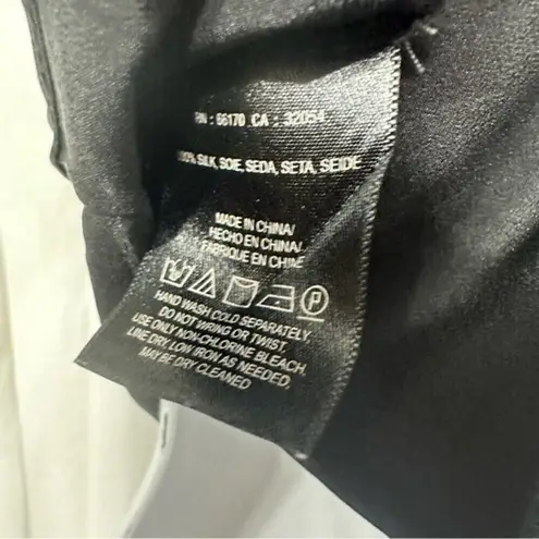 Maeve By Anthropologie Women's Black Top Size 0P 100% Silk