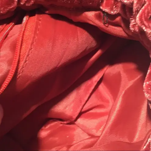 Velvety Mini Bag, Burnt Orange