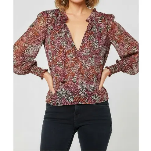 MISA Los Angeles NEW Siena Top, Autumn Floral, XS