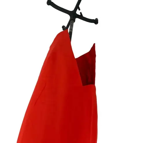 TALULAH Losing My Mind Midi Dress Tangerine Orange Size Medium / US 6