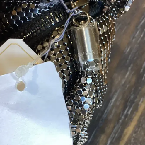 Whiting & Davis Marisol Twisted Hobo Handbag in Gunmetal