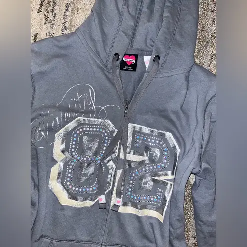 Hard Candy Gray Zip-Up Hoodie