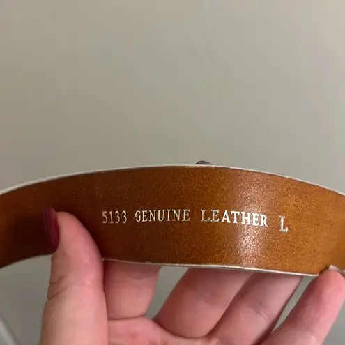 ✨MOST WANTED GEORGIA MARBLE RESIN BUCK SZ LARGE BELT✨ White