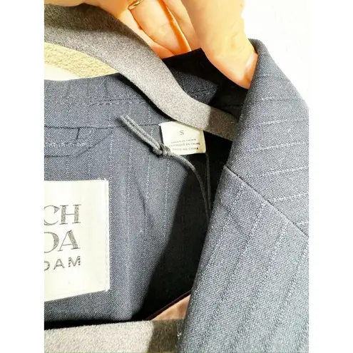 Scotch & Soda NWT Classic Single Button Tailored Blazer Navy Pinstriped Small