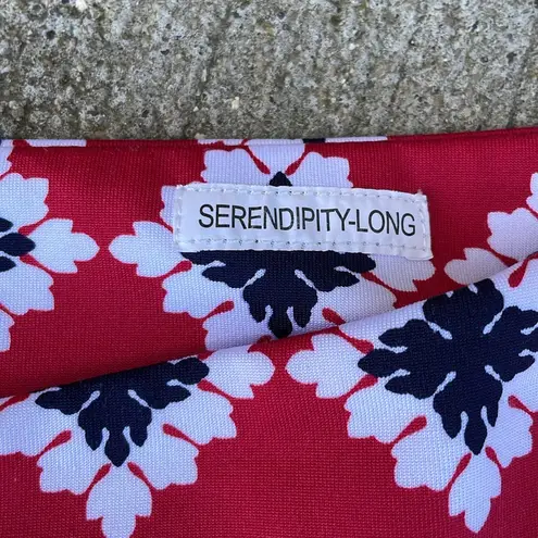 GOLFTINI Serendipity Golf Performance Skort Grosgrain Pocket Trim Large Red