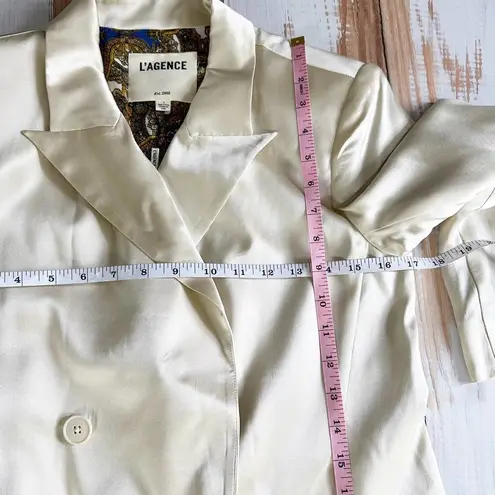 L'Agence Taryn Double Breasted Blazer Champagne Size 2