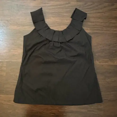 Etcetera black sleeveless tank top size 4