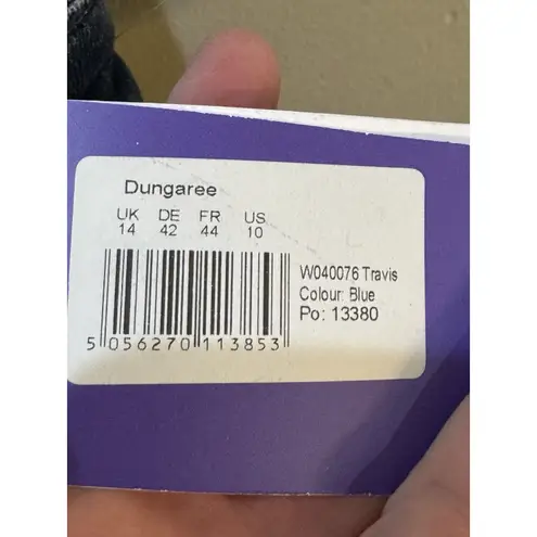 Seraphine Maternity Denim Overalls Womens Size 10 Straight Blue