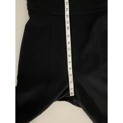 Ali & Jay Classic Black Ponte 3/4 Split Slit Bell Sleeve Jumpsuit Size Small