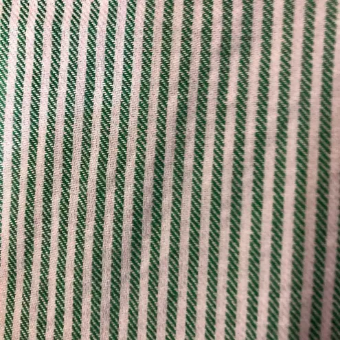 Christopher & Banks Christopher Banks Blouse Womens X Used Green Striped