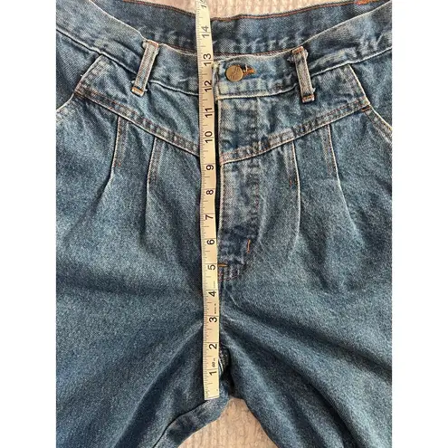 Chic Vintage Bareback Mom Jeans 28 in High Waist 80s 90s Tapered EUC Blue