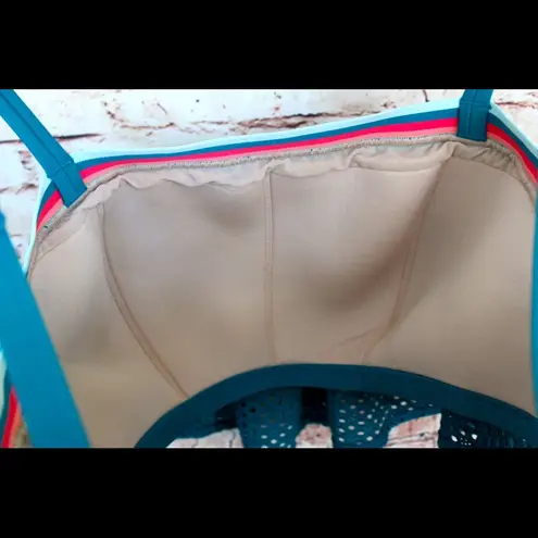 Cacique | Turquoise Flounce Lined Bikini Top