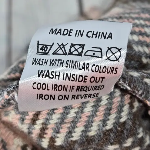 Area Stars Olivia Plaid Pant in Multi L NWT Gray Size L