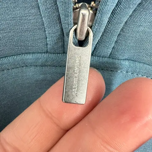 Sweaty Betty Pullover Top Quarter Zip Long Sleeve Blue Womens Size US 12