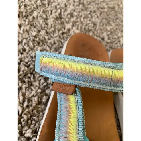 Teva Universal Slide Sandal Womens Sz 6 Hook and Loop Closure Hiking Casual