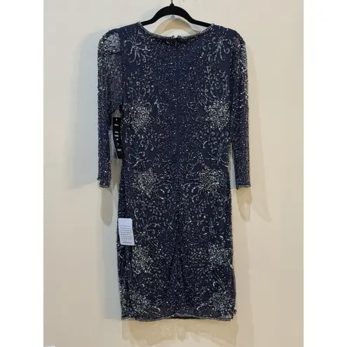 Pisarro Nights Navy Beaded V