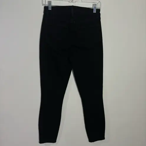 L'Agence New L’agence Margot High Rise Skinny Stretch Jeans In Black Noir Size 27