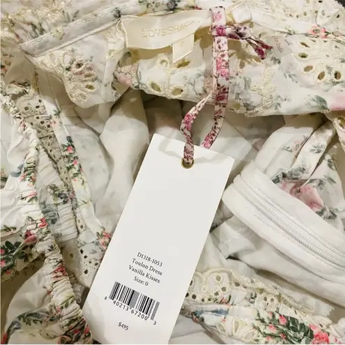 Love Shack Fancy eyelet ruffle dress NEW