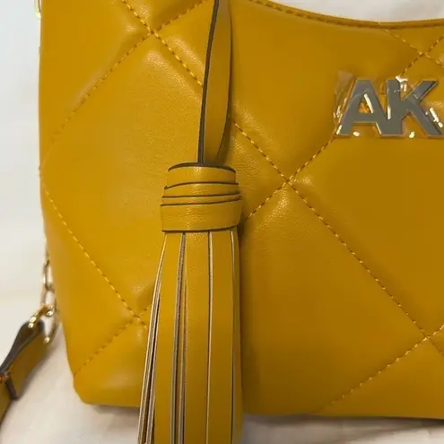 Anne Klein  Emerson faux leather quilted satchel/crossbody purse