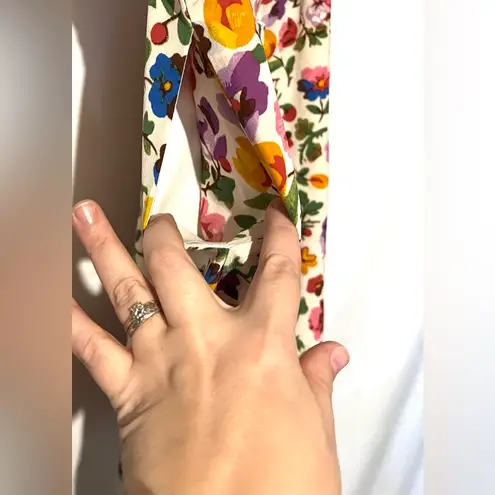 Madewell Snapdragon Garden Floral 100% Silk Cami Mini‎ Dress Size 2 EUC thumbnail 11